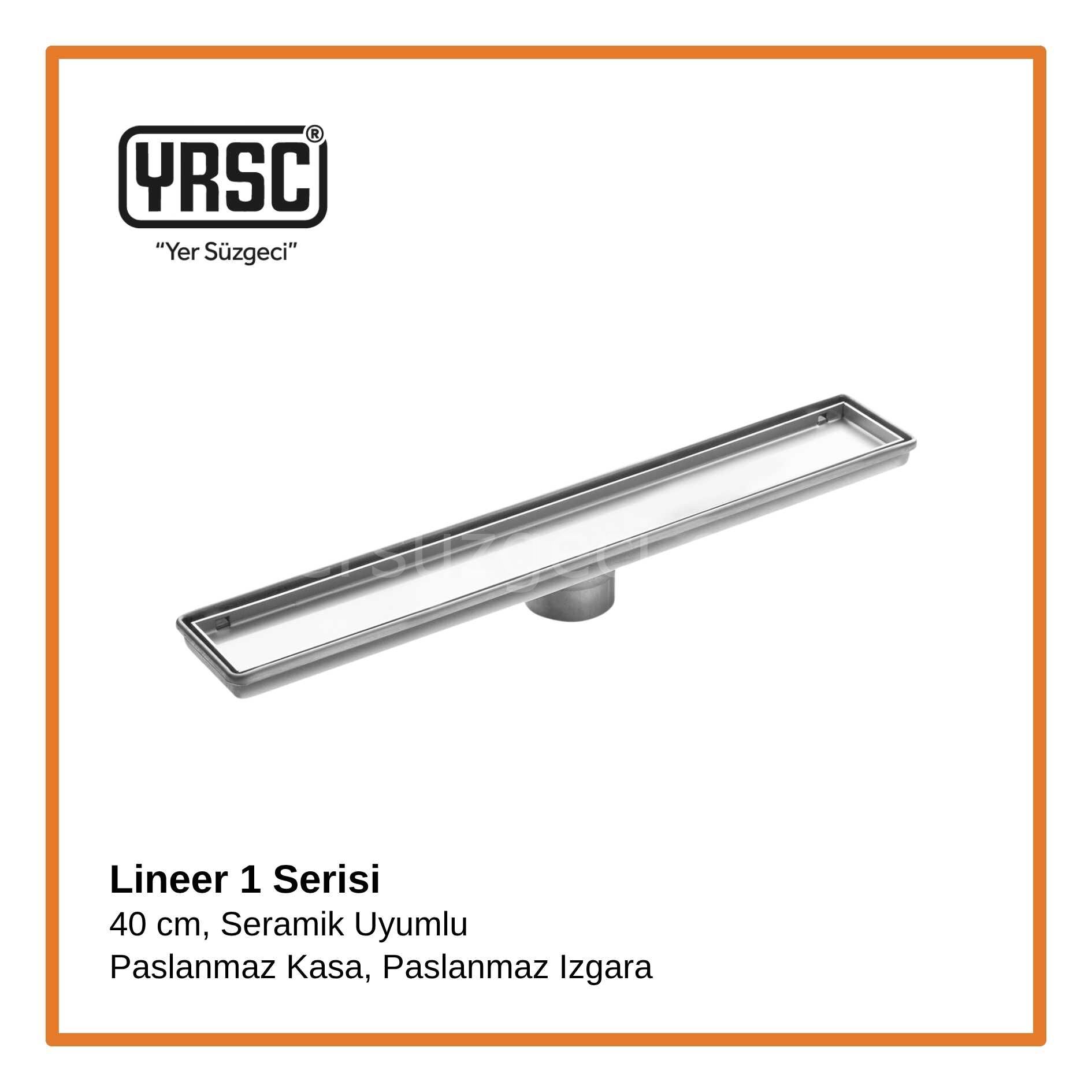 Lineer 1 Serisi - 40 cm, Seramik Uyumlu