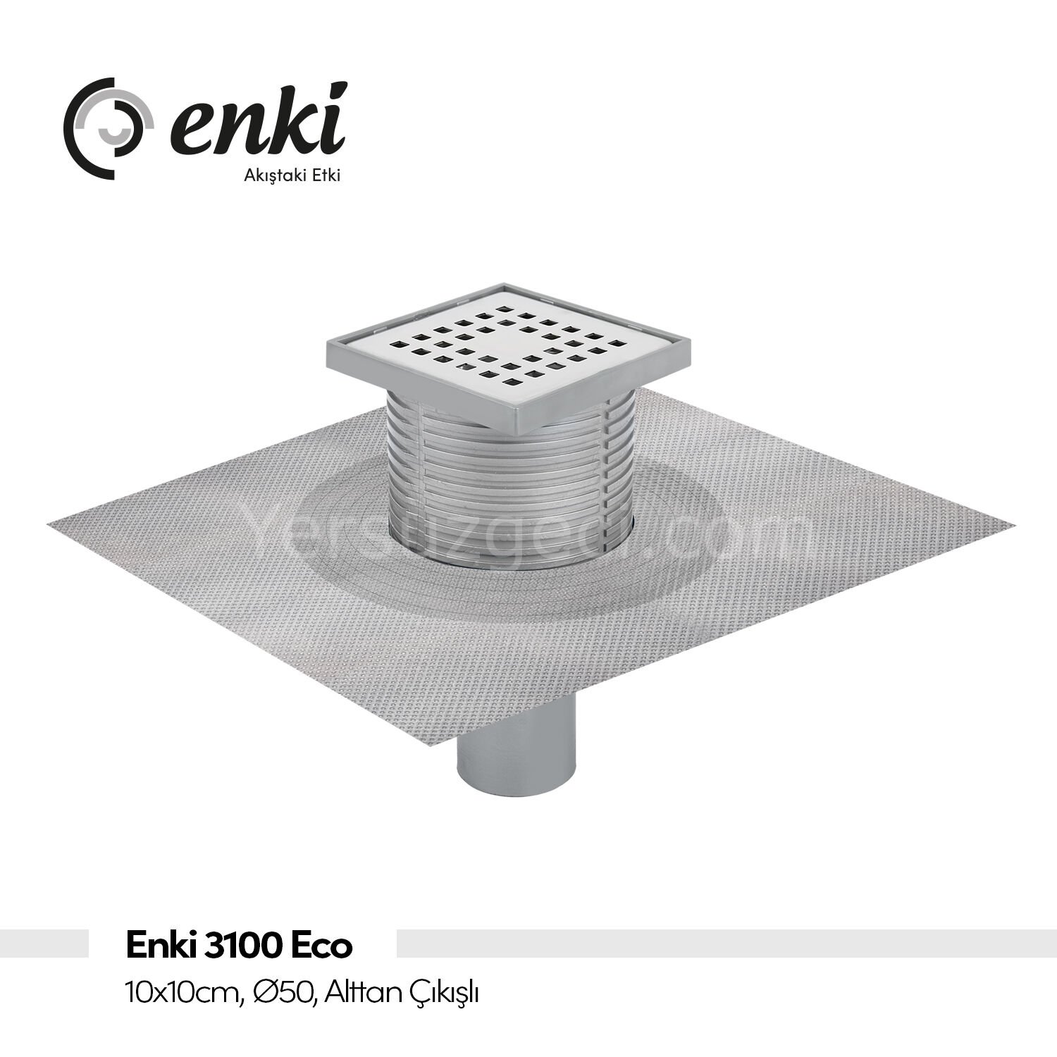ENKİ 3100-Eco 10x10 Ø50 Alttan Çıkışlı