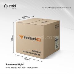 ENKİ 4000, 10x10 cm, Ø50, Yandan Çıkışlı 50'li Koli