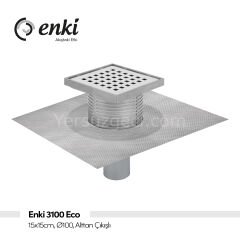 Yalıtım 2 Serisi - 15x15 cm Ø100 Alttan Çıkışlı