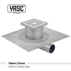 Yalıtım 2 Serisi - 10x10cm, Ø70, Yandan Çıkışlı