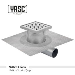Yalıtım 2 Serisi - 15x15cm, Ø50, Yandan Çıkışlı