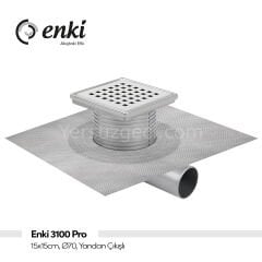 ENKİ 3100 Pro - 15x15cm, Ø70, Yandan Çıkışlı