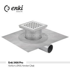 ENKİ 3100 Pro - 15x15cm, Ø100, Yandan Çıkışlı
