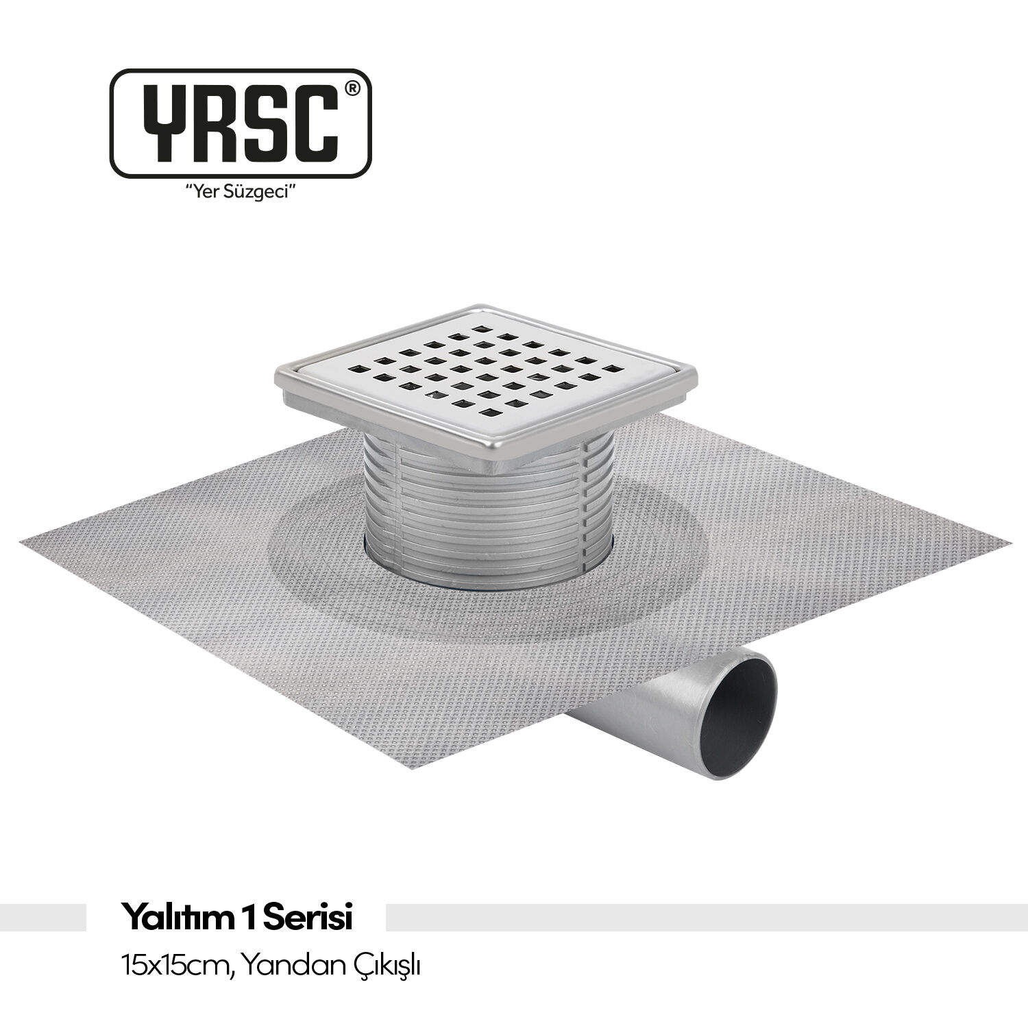 Yalıtım 1 Serisi - 15x15cm, Ø100, Yandan Çıkışlı