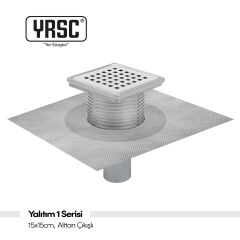 Yalıtım 1 Serisi - 15x15 cm Ø100 Alttan Çıkışlı