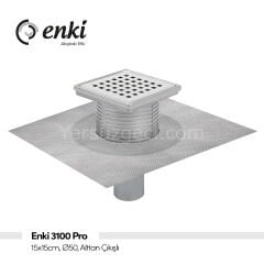 ENKİ 3100 Pro - 15x15cm, Ø50, Alttan Çıkışlı