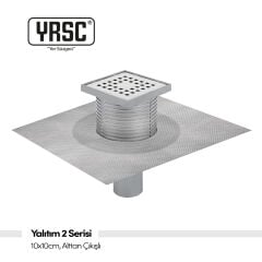 Yalıtım 2 Serisi - 10x10cm, Ø70, Alttan Çıkışlı