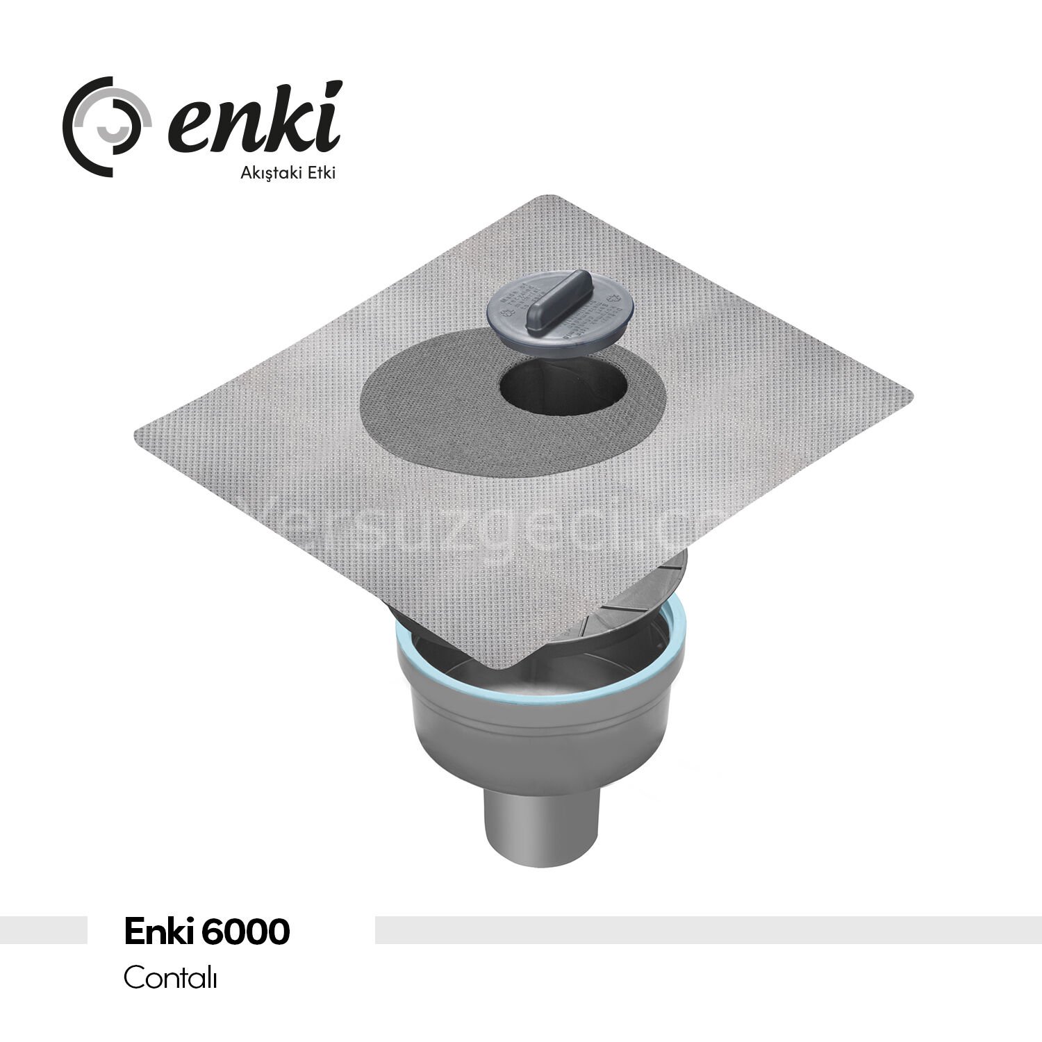 ENKİ 6000 Ø50 Alttan Çıkışlı Contalı