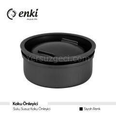 ENKİ 4000 Eco, 10x10cm, Ø50, Yandan Çıkışlı (Siyah)