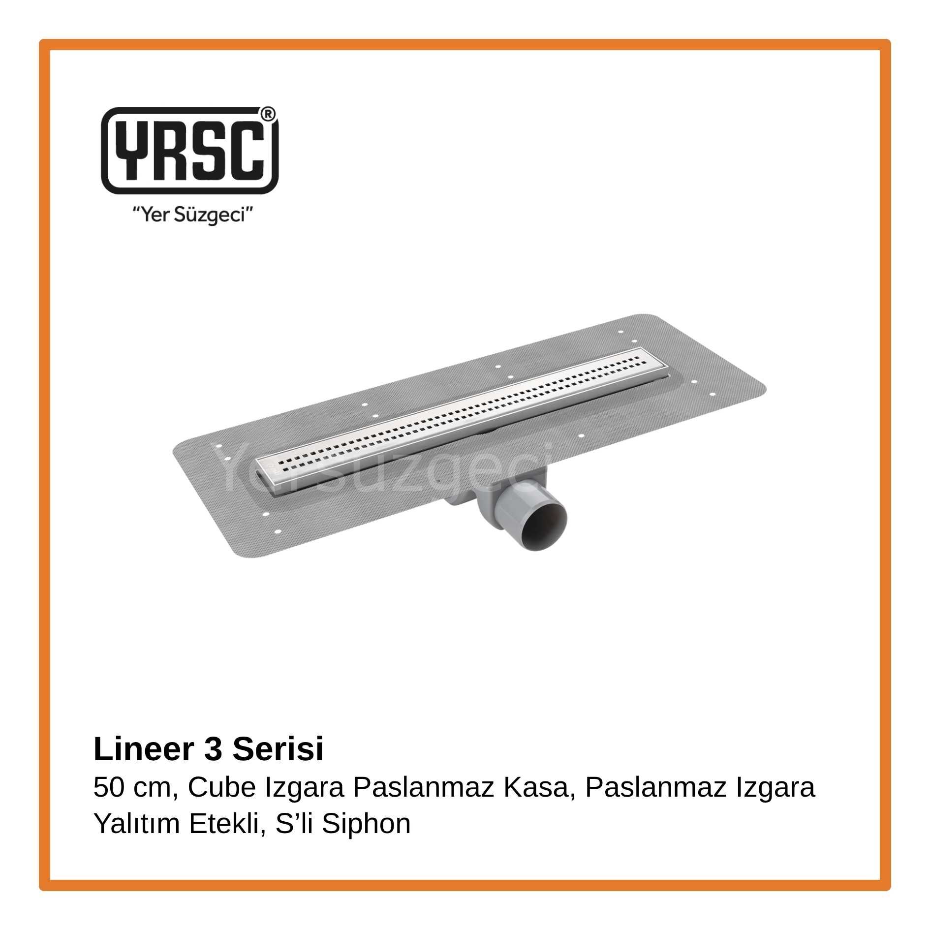 Lineer 3 Serisi, 50 cm, Cube