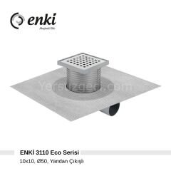 ENKİ 3110 Eco - 10x10cm, Ø50, Yandan Çıkışlı