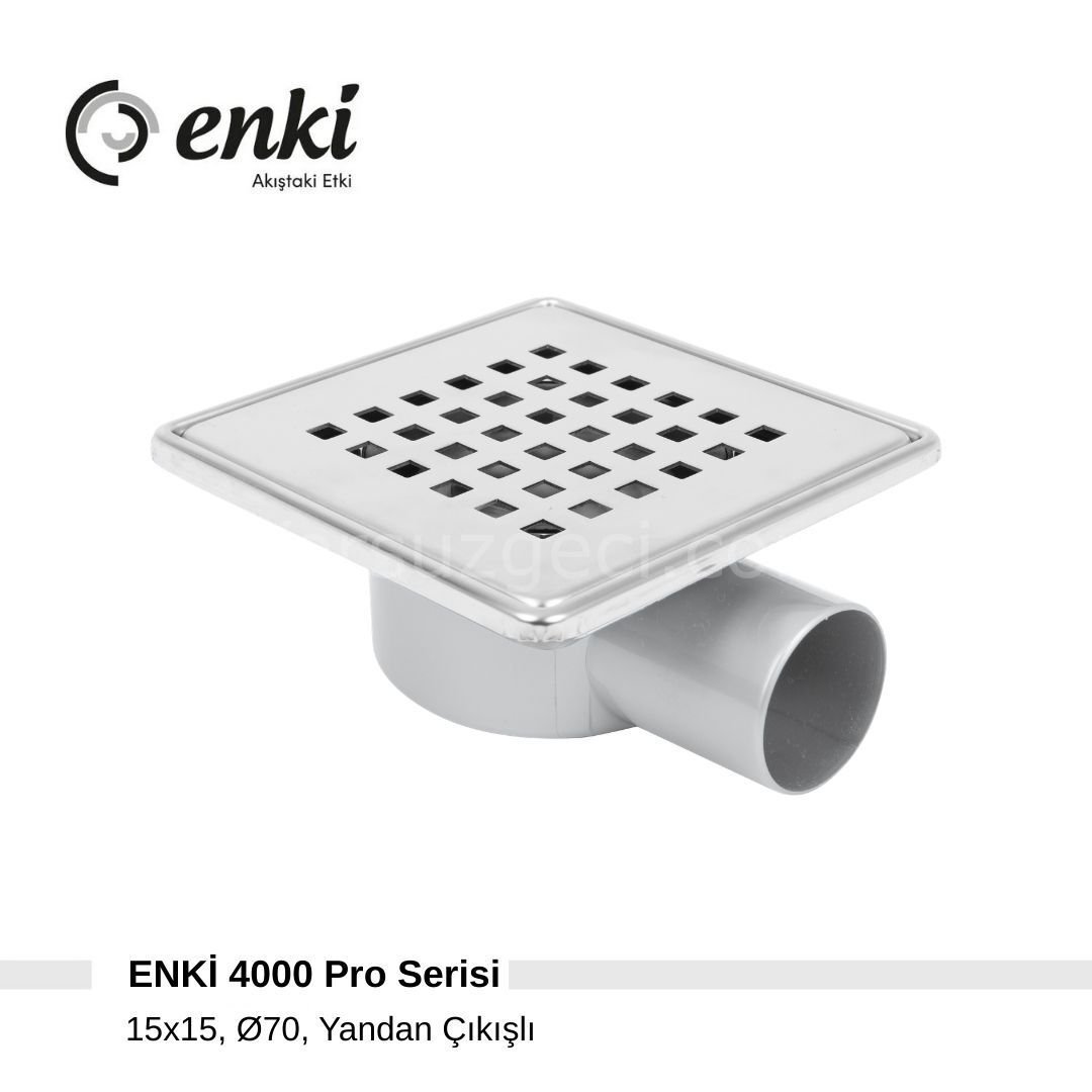 ENKİ 4000 Pro - 15x15cm, Ø70, Yandan Çıkışlı