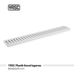 YRSC Plastik Kanal Izgarası 80x500x70 mm