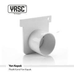 YRSC Plastik Kanal Ø50 Yan Kapak, 80x500x70 mm